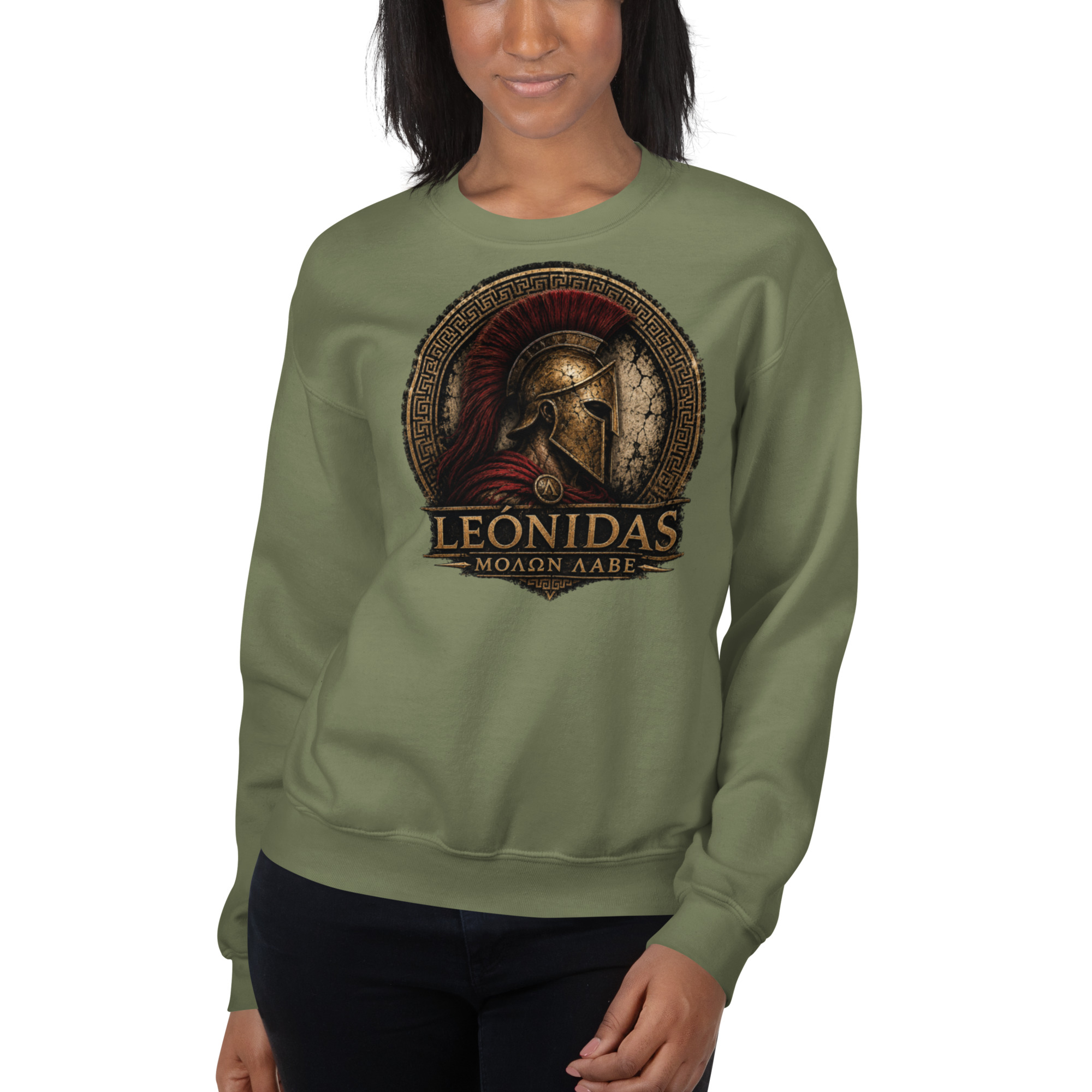 Sudadera Leónidas de Esparta – ΜΟΛΩΝ ΛΑΒΕ | Historiapasión - Imagen 7