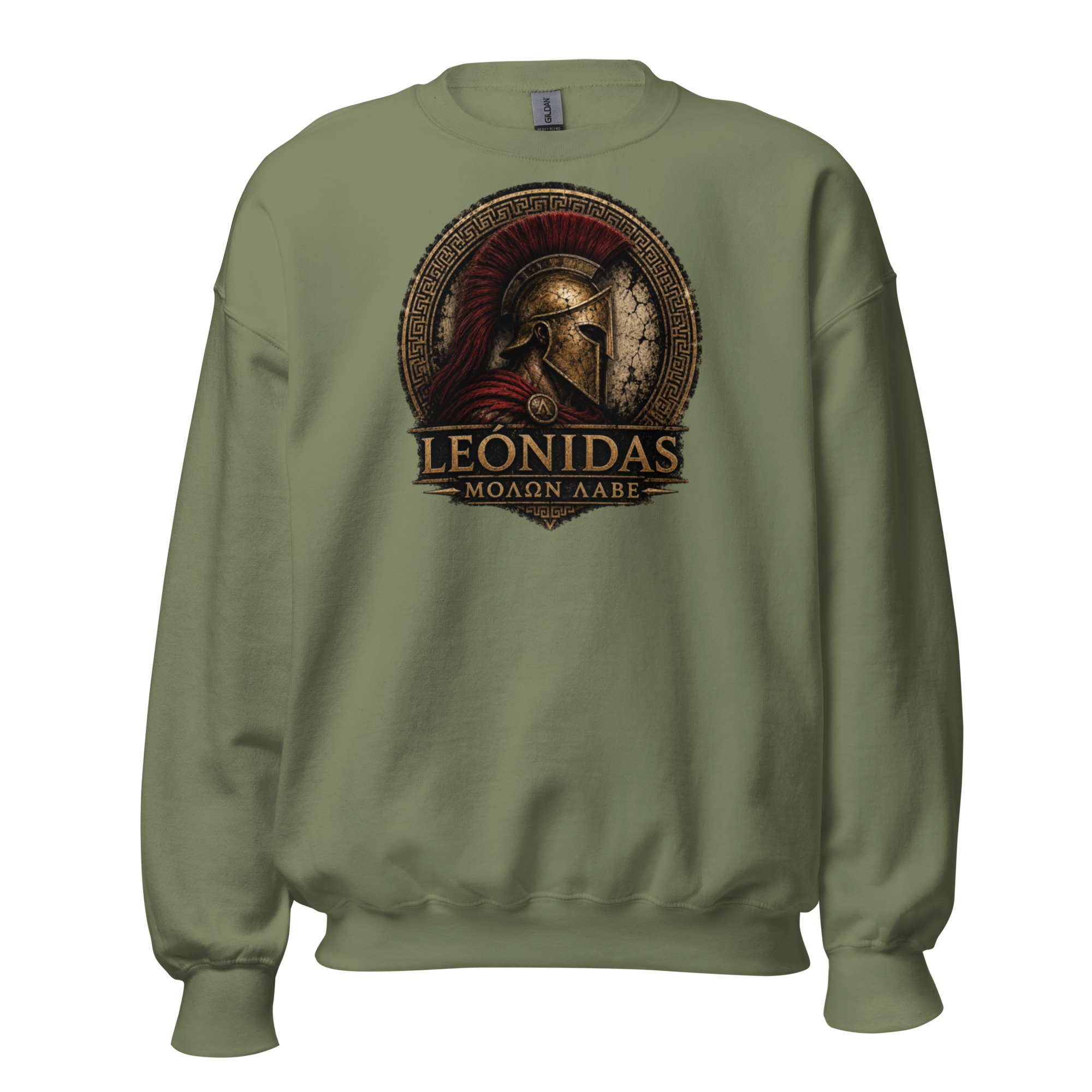 Sudadera Leónidas de Esparta – ΜΟΛΩΝ ΛΑΒΕ | Historiapasión - Imagen 3