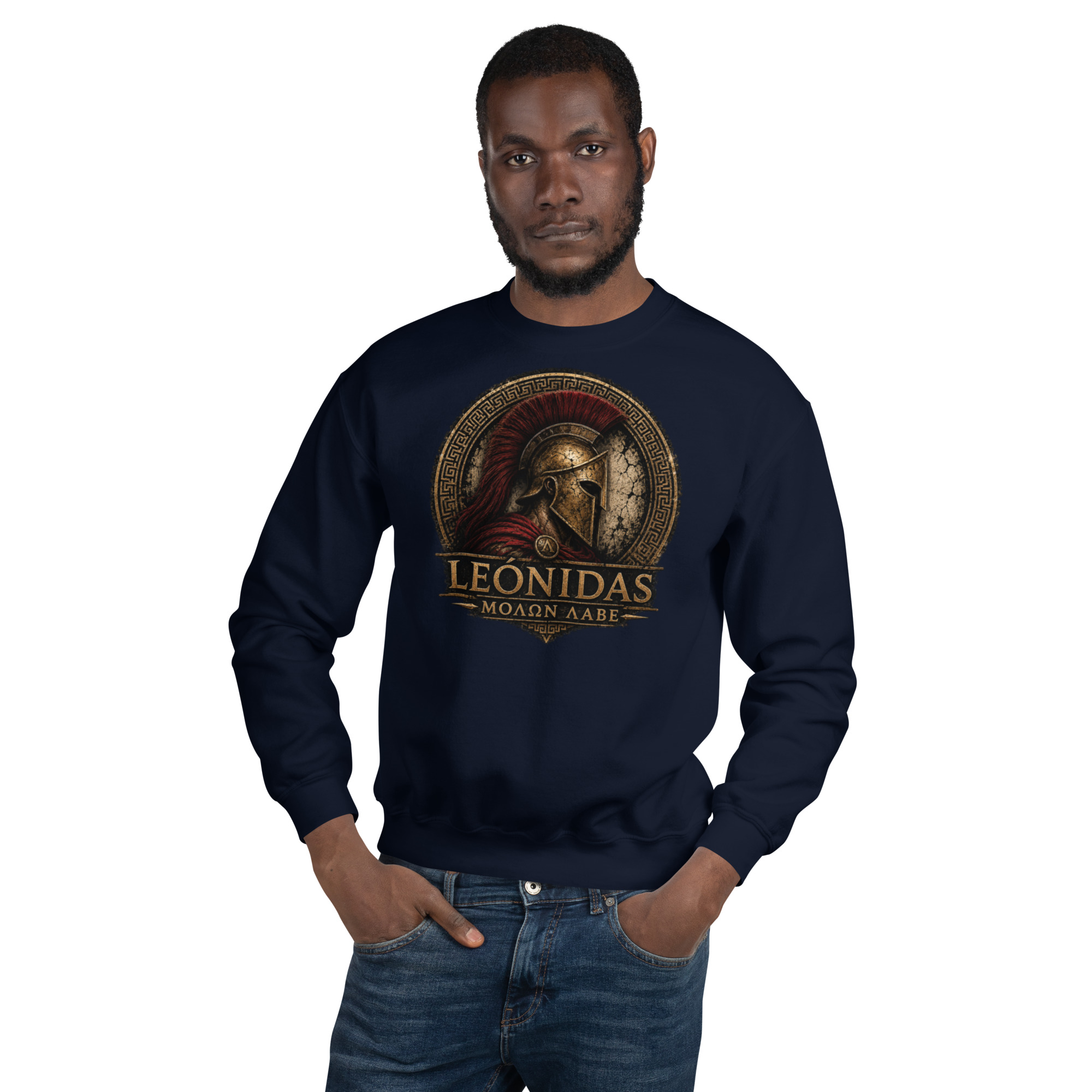 Sudadera Leónidas de Esparta – ΜΟΛΩΝ ΛΑΒΕ | Historiapasión - Imagen 6