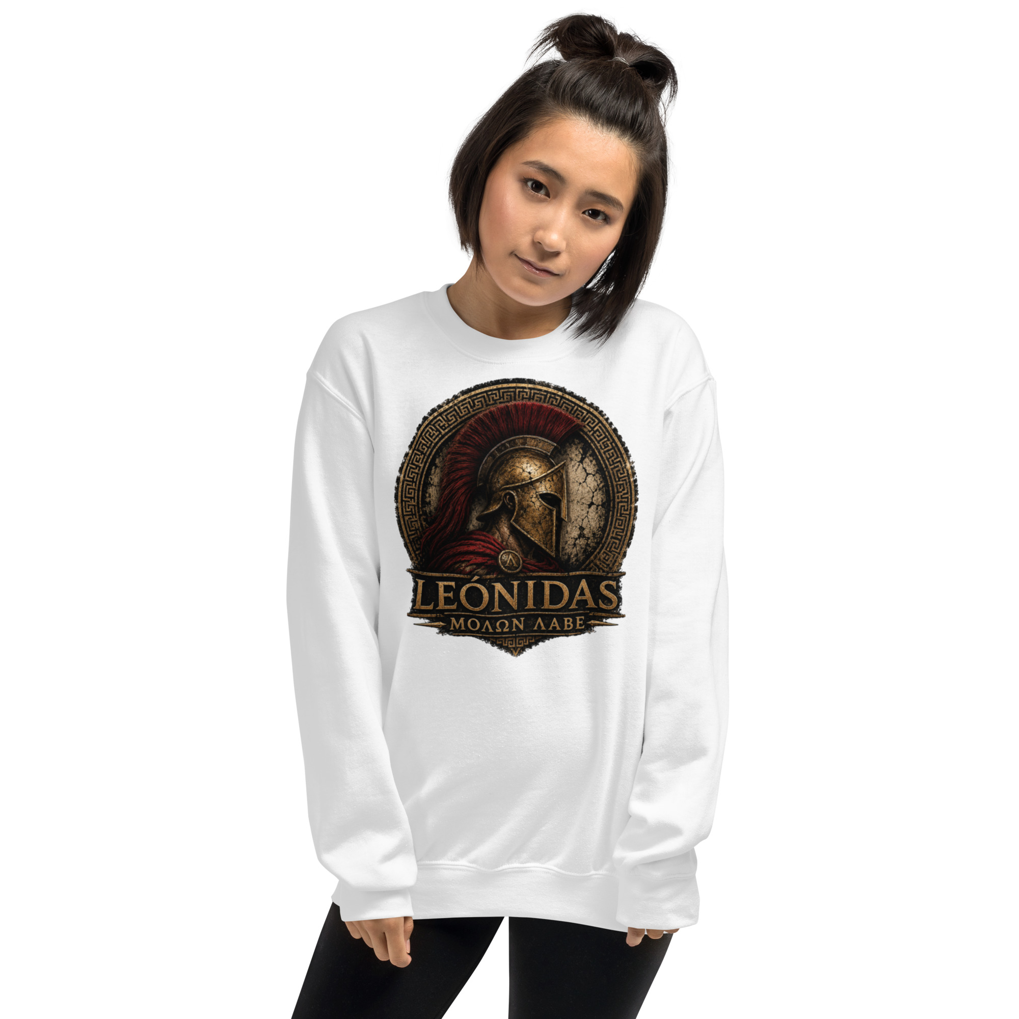 Sudadera Leónidas de Esparta – ΜΟΛΩΝ ΛΑΒΕ | Historiapasión - Imagen 8