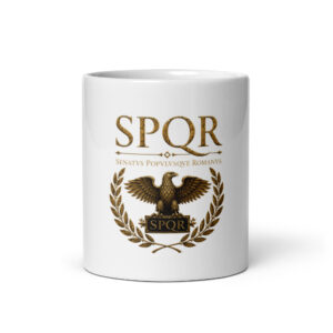 Taza SPQR - Senatus Populusque Romanus | Historiapasión