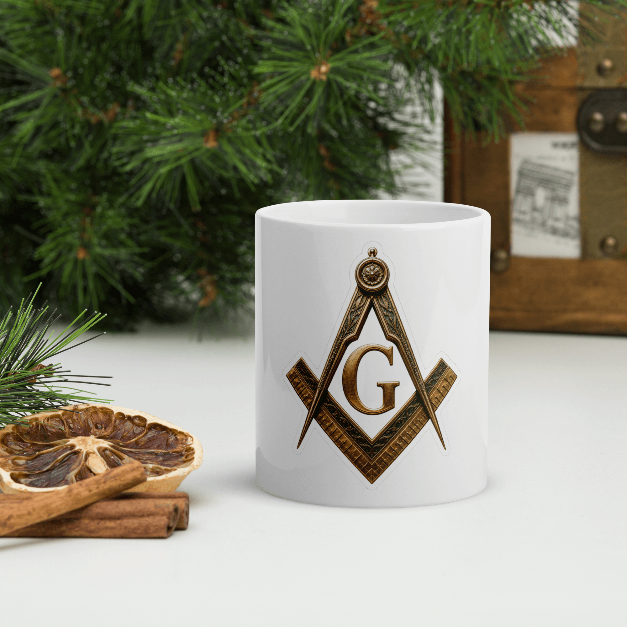 Taza Escuadra y compás masónicos | Historiapasión - Imagen 3