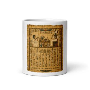 Taza Fórmula de ofrenda a Osiris | Historiapasión