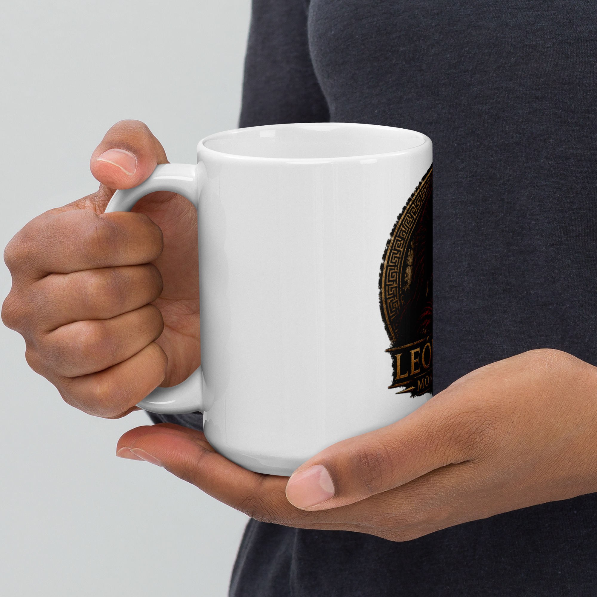 Taza Leónidas de Esparta – ΜΟΛΩΝ ΛΑΒΕ | Historiapasión - Imagen 2
