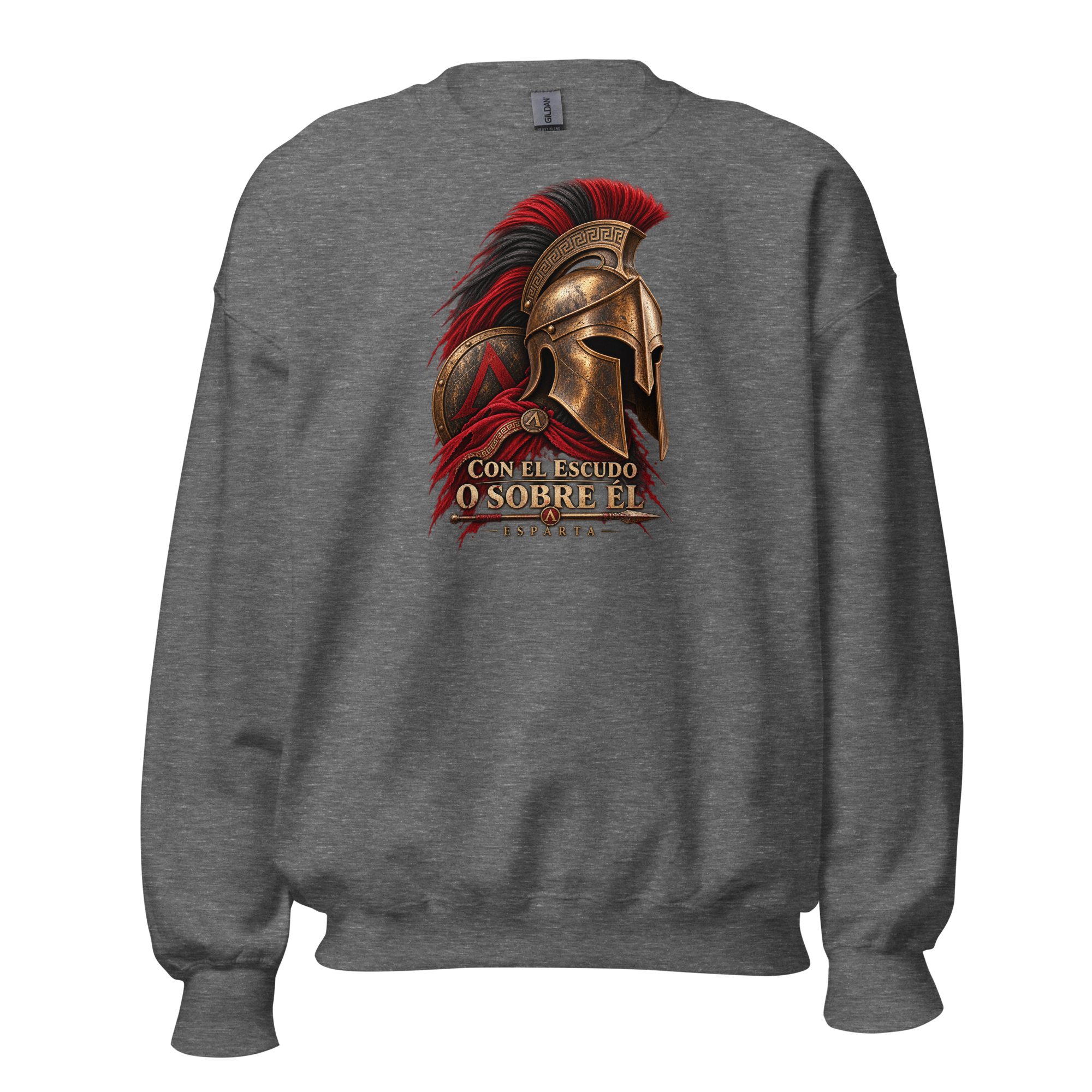 Sudadera Con el escudo o sobre él - Esparta | Historiapasión - Imagen 3