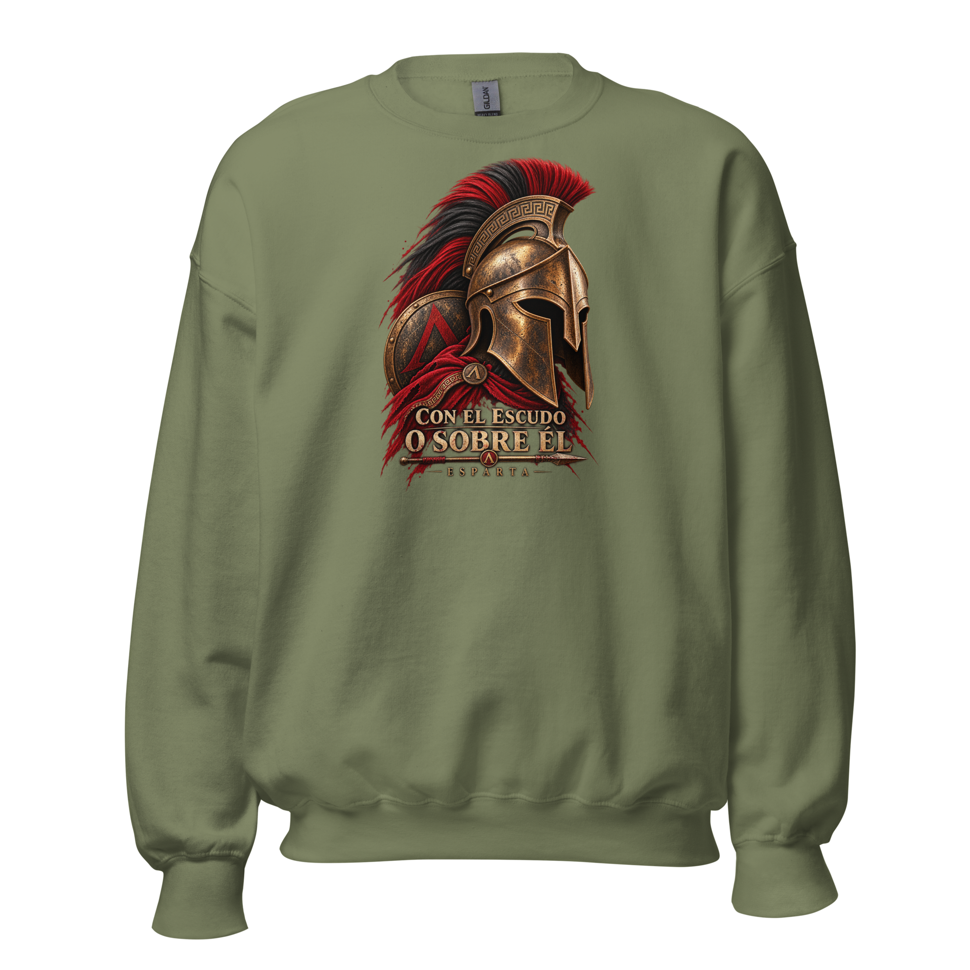 Sudadera Con el escudo o sobre él - Esparta | Historiapasión - Imagen 4