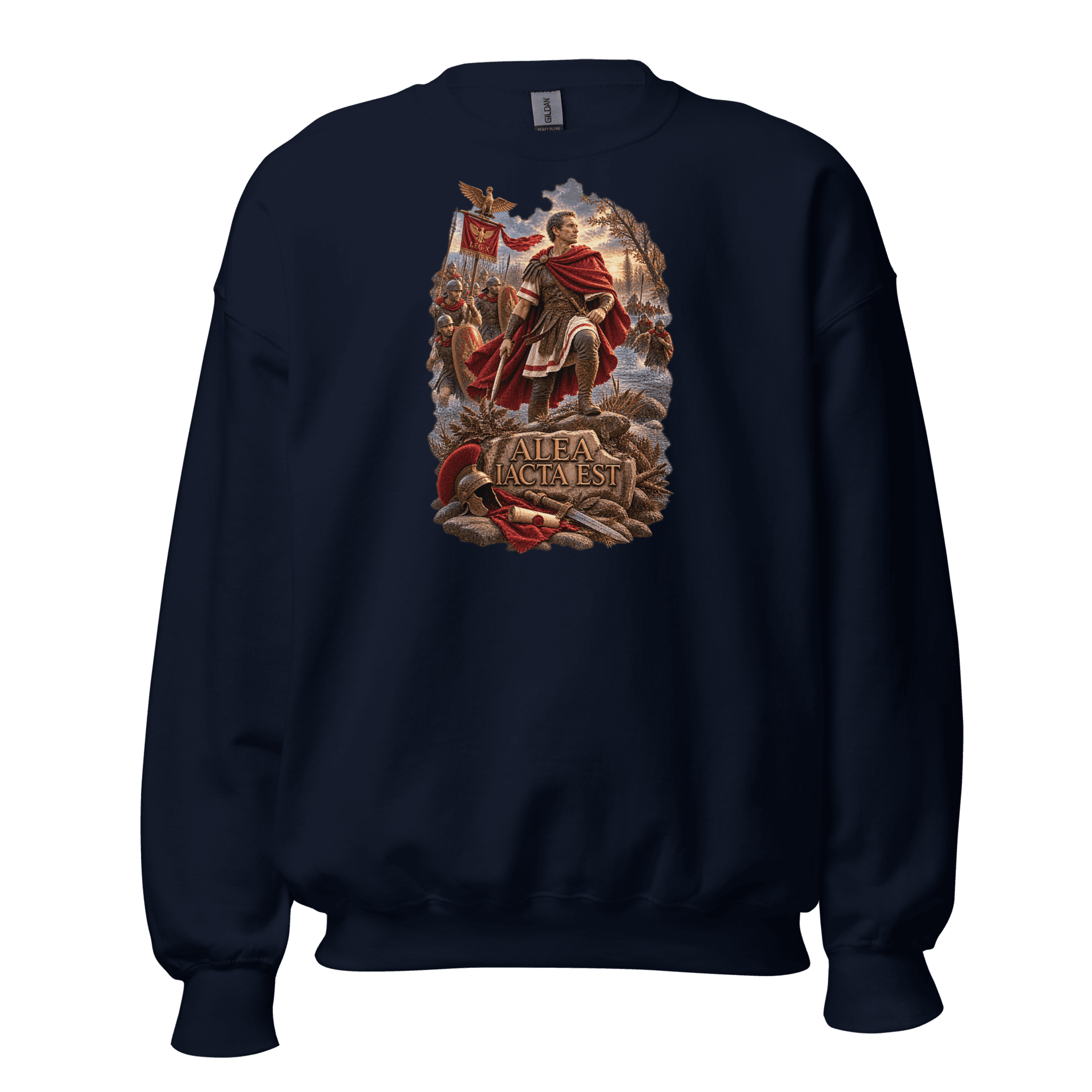 Sudadera Alea iacta est - César cruza el Rubicón | Historiapasión - Imagen 2