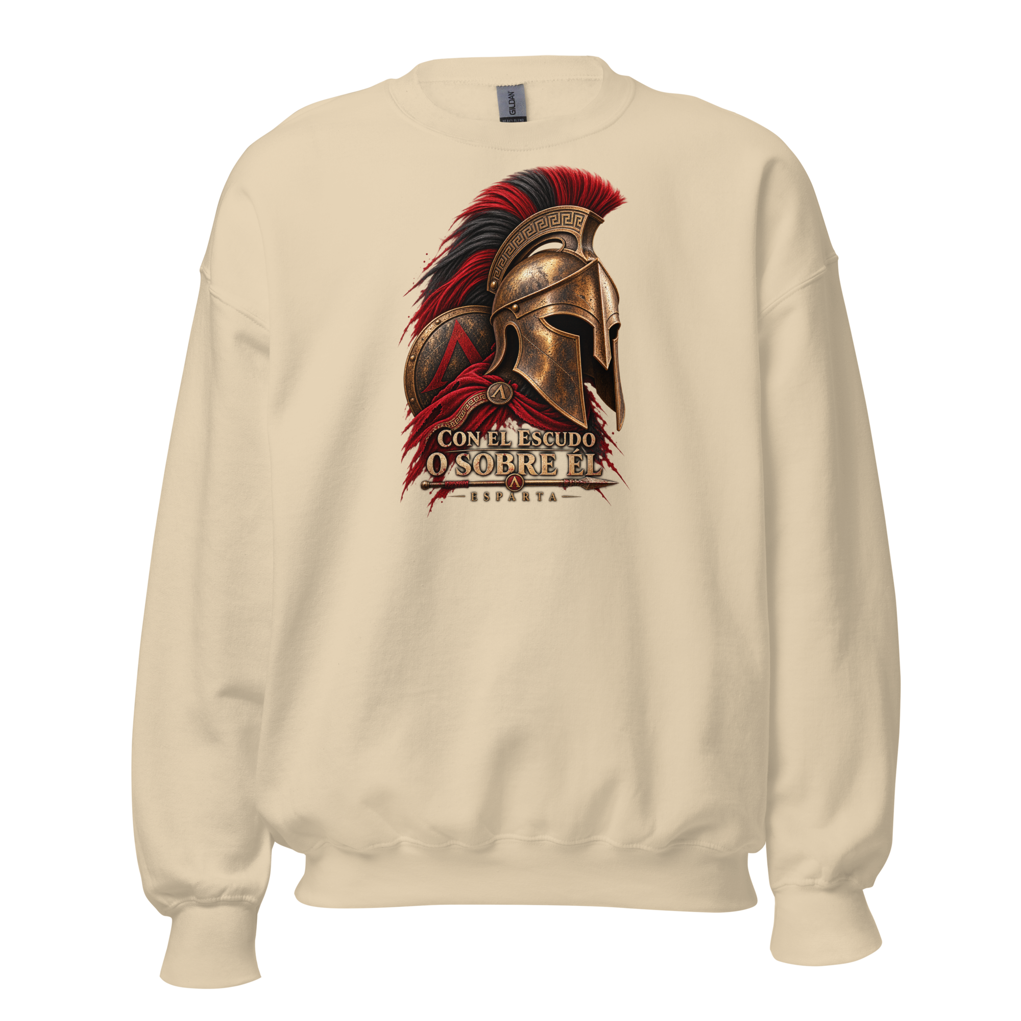 Sudadera Con el escudo o sobre él - Esparta | Historiapasión - Imagen 6