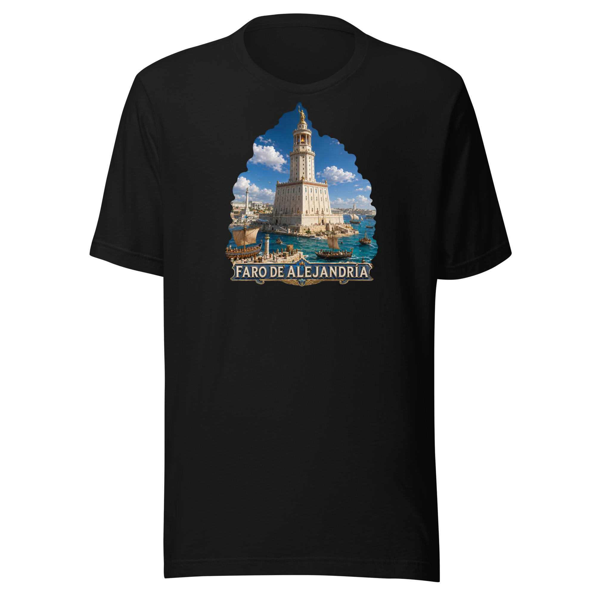 Camiseta Faro de Alejandría | Historiapasión