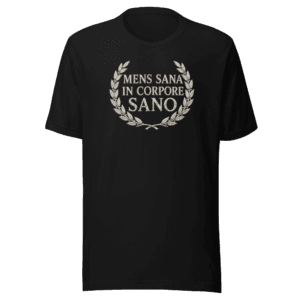 Camiseta Mens sana in corpore sano | Historiapasión