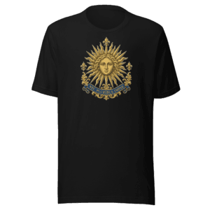 Camiseta Emblema solar de Luis XIV | Historiapasión
