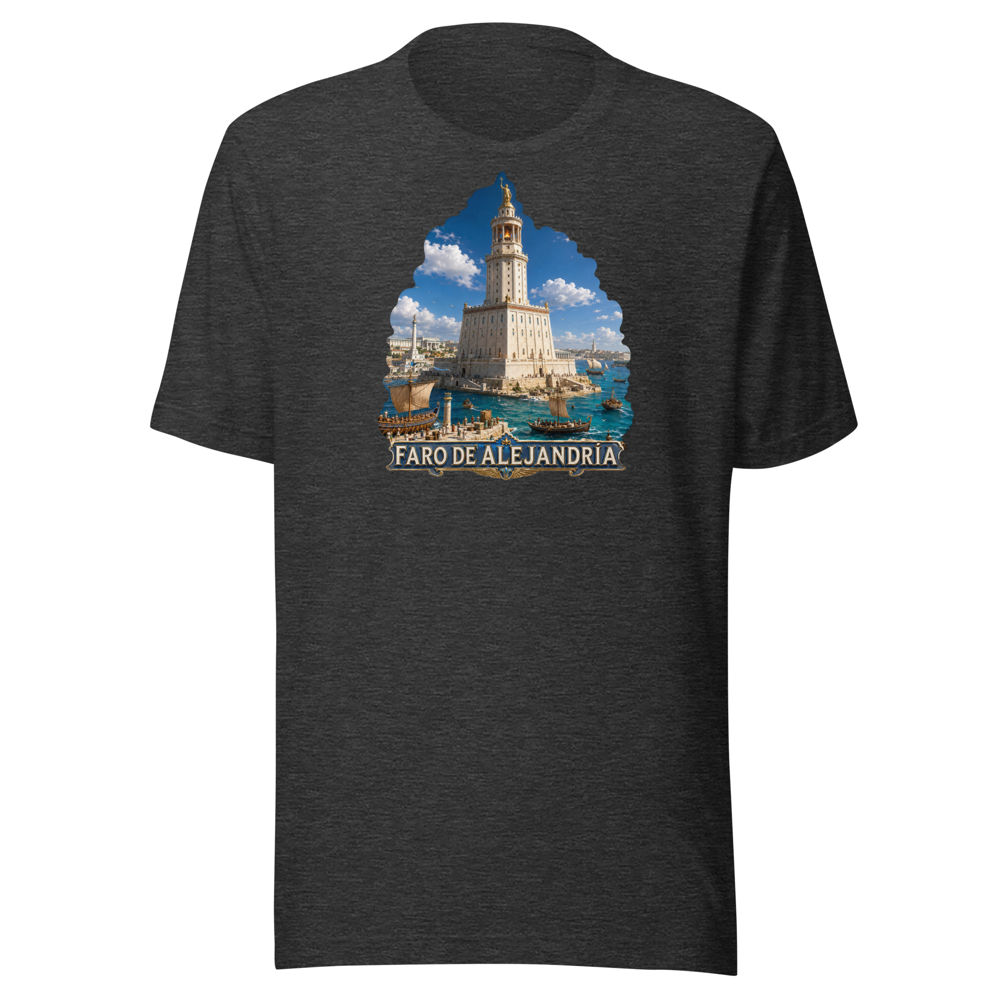 Camiseta Faro de Alejandría | Historiapasión - Imagen 3