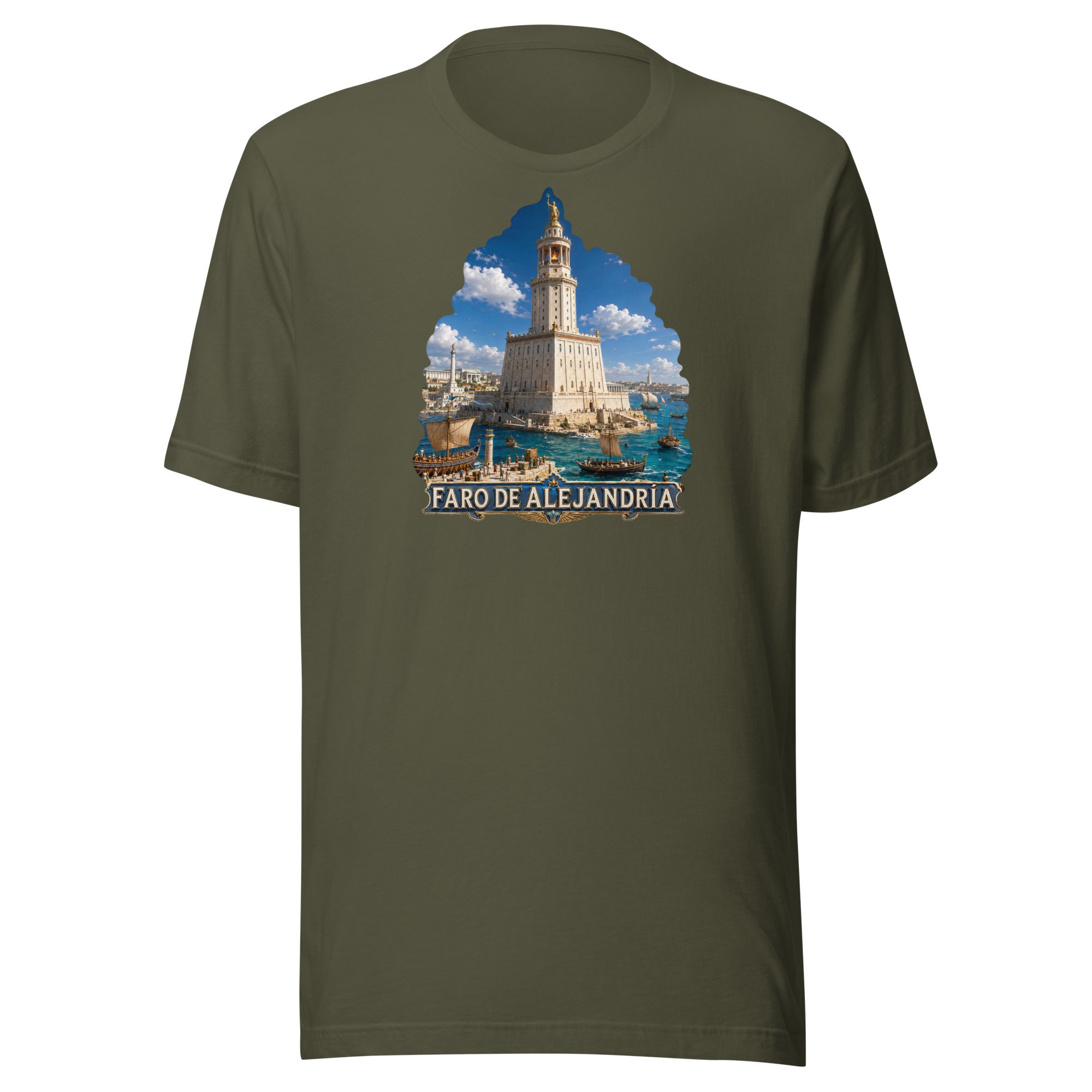 Camiseta Faro de Alejandría | Historiapasión - Imagen 4