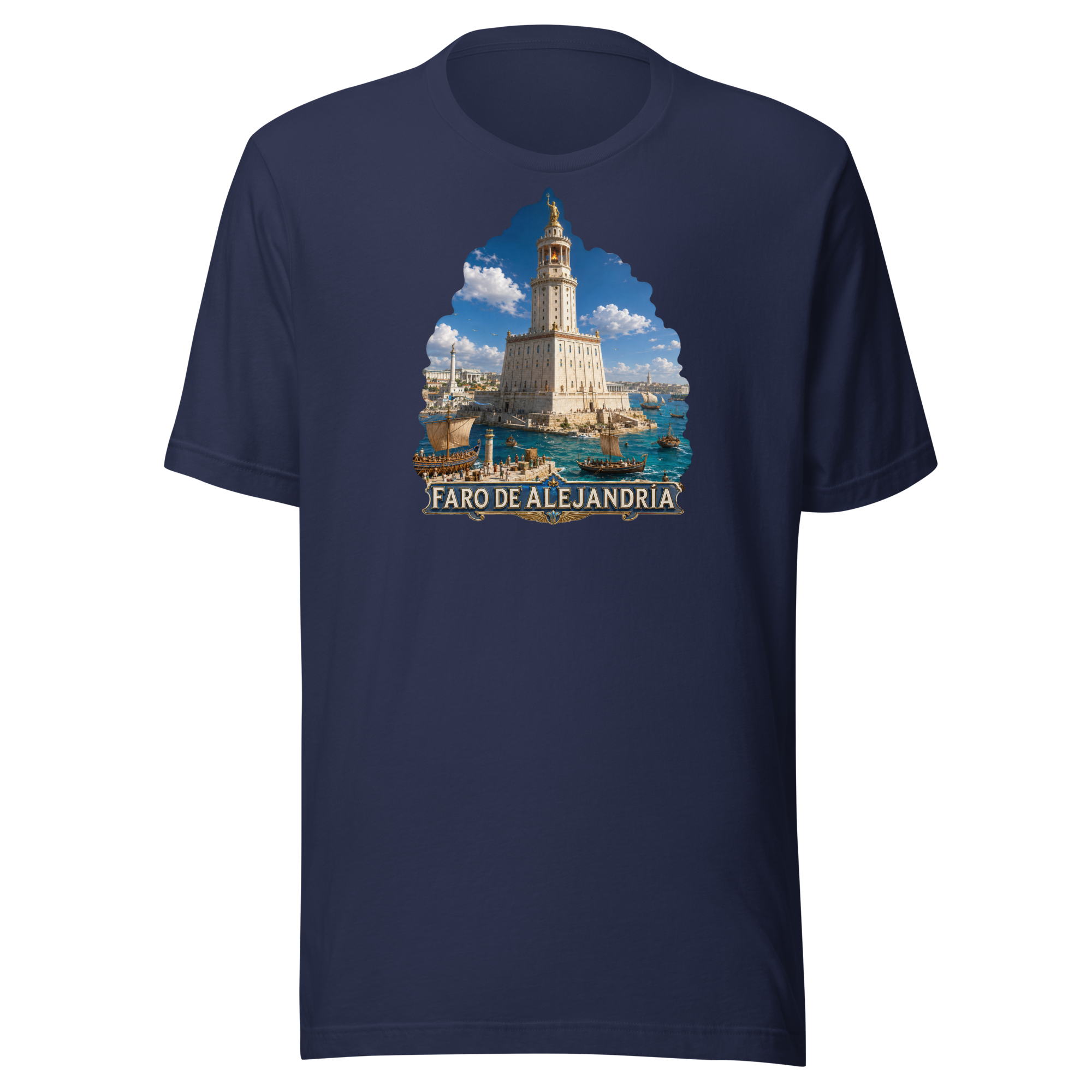 Camiseta Faro de Alejandría | Historiapasión - Imagen 2