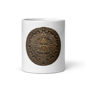Taza Piedra del sol mexica | Historiapasión