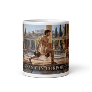 Taza Mens sana in corpore sano | Historiapasión