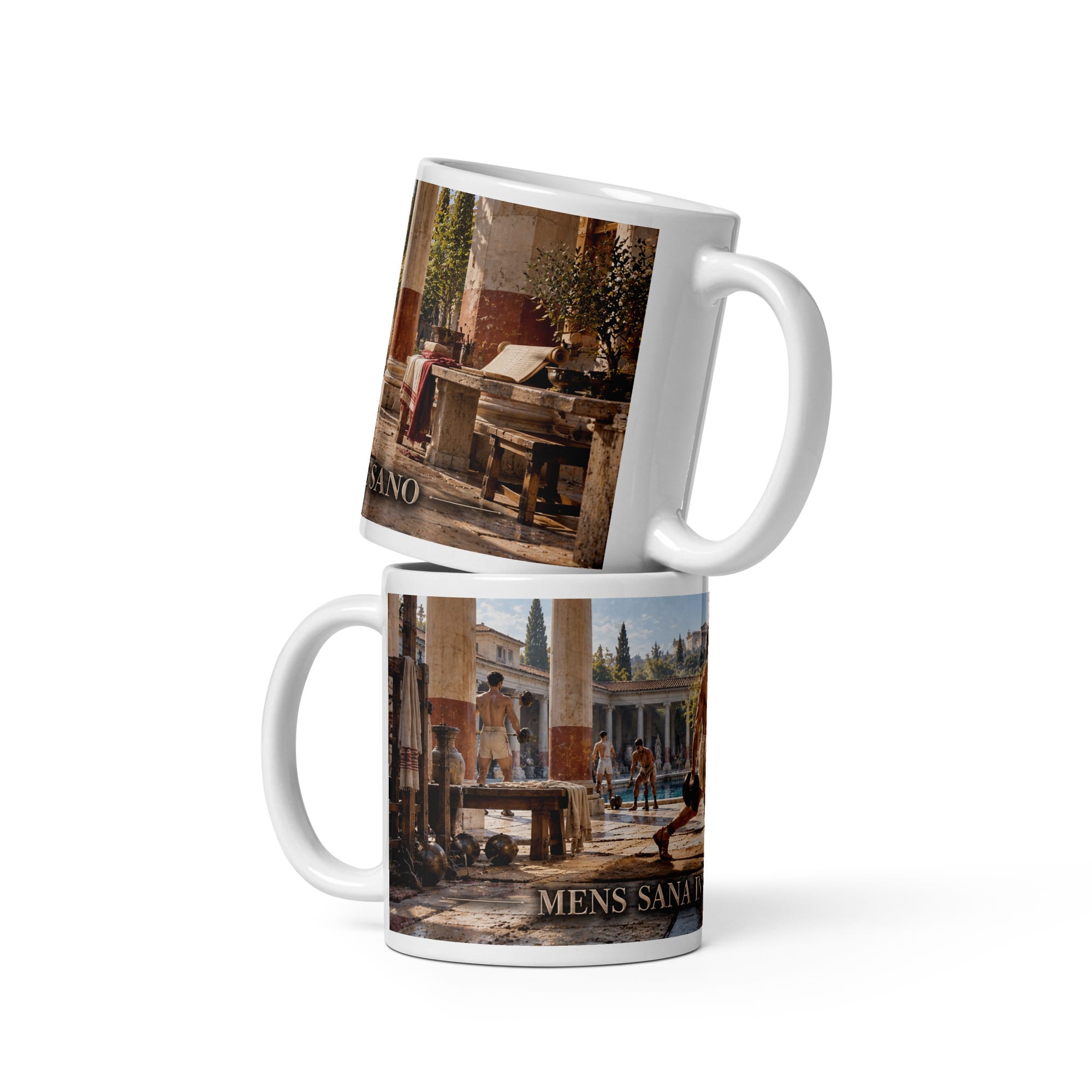 Taza Mens sana in corpore sano | Historiapasión - Imagen 2