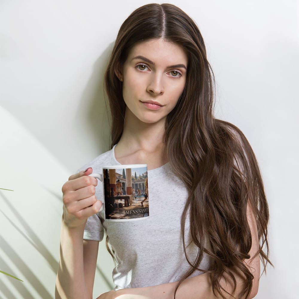 Taza Mens sana in corpore sano | Historiapasión - Imagen 3