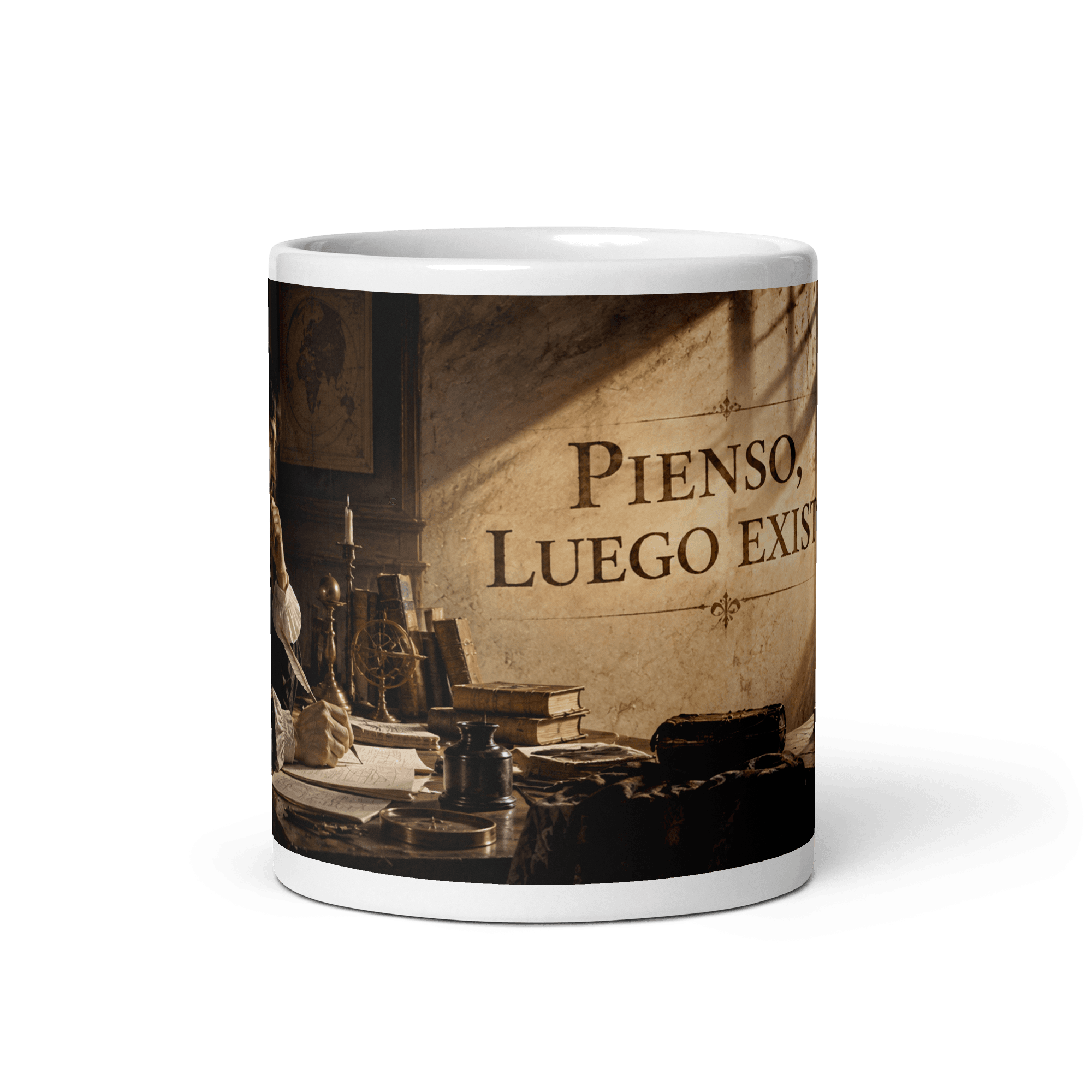 Taza Pienso, luego existo | Historiapasión