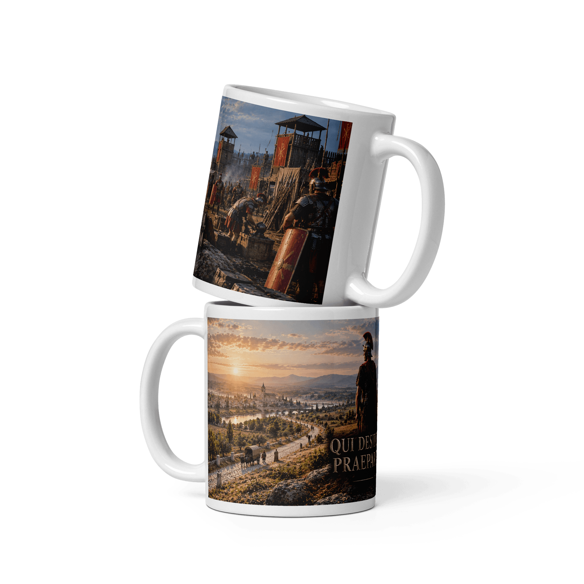 Taza Qui desiderat pacem, praeparet bellum | Historiapasión - Imagen 2
