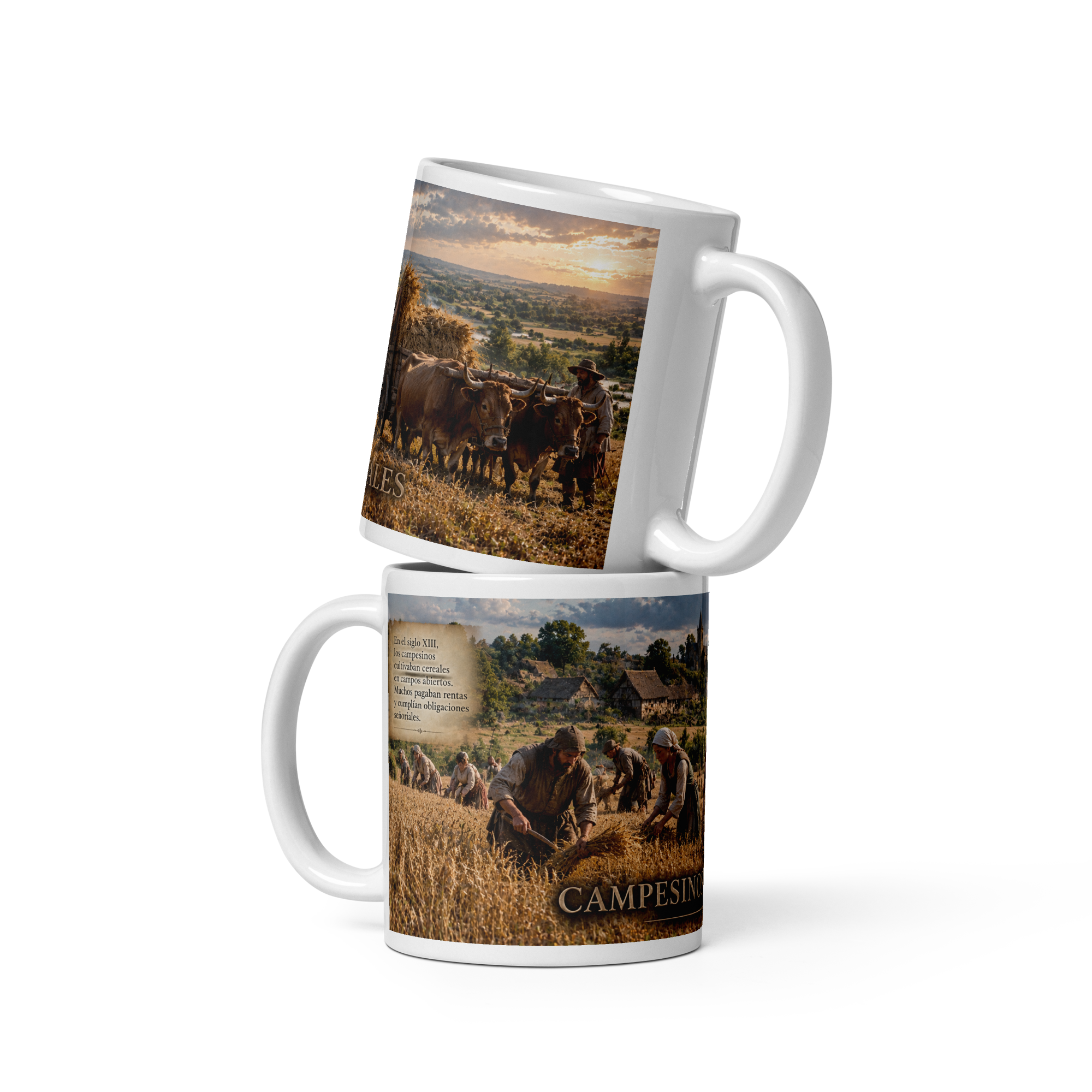 Taza Campesinos medievales | Historiapasión - Imagen 2