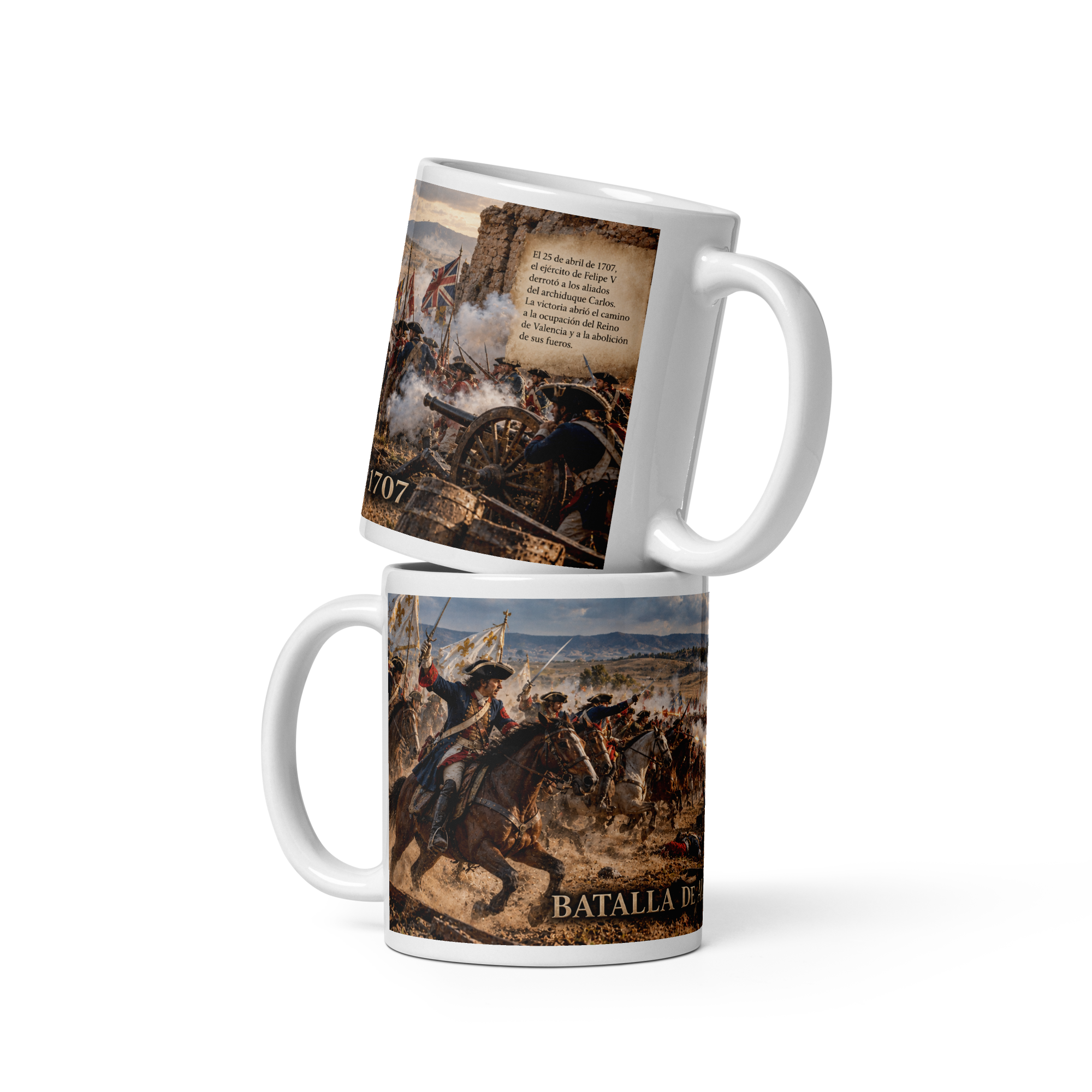 Taza Batalla de Almansa - 1707 | Historiapasión - Imagen 2