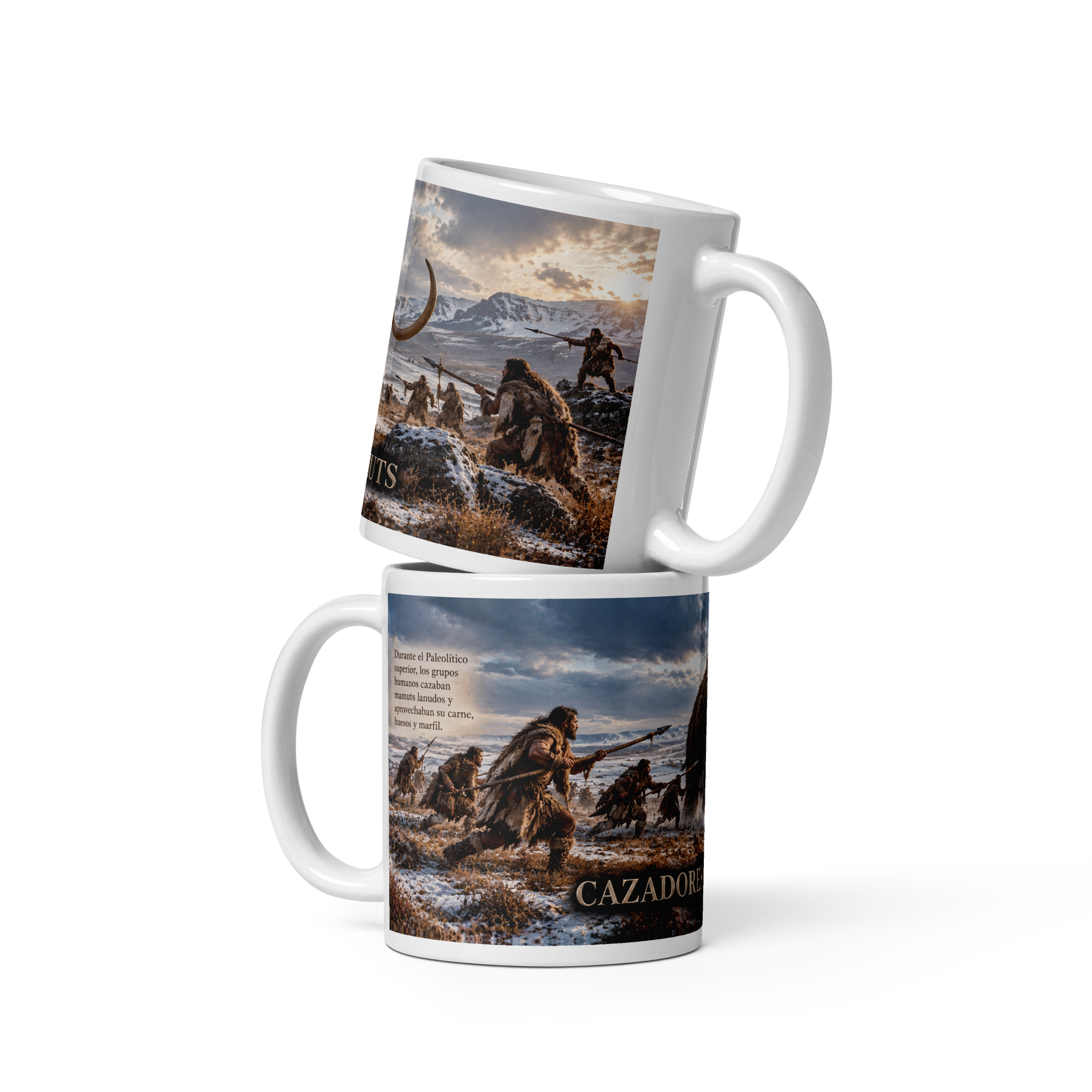 Taza Cazadores de mamuts | Historiapasión - Imagen 2