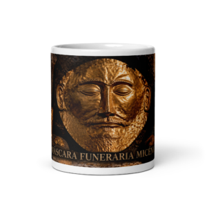 Taza Máscara funeraria micénica | Historiapasión