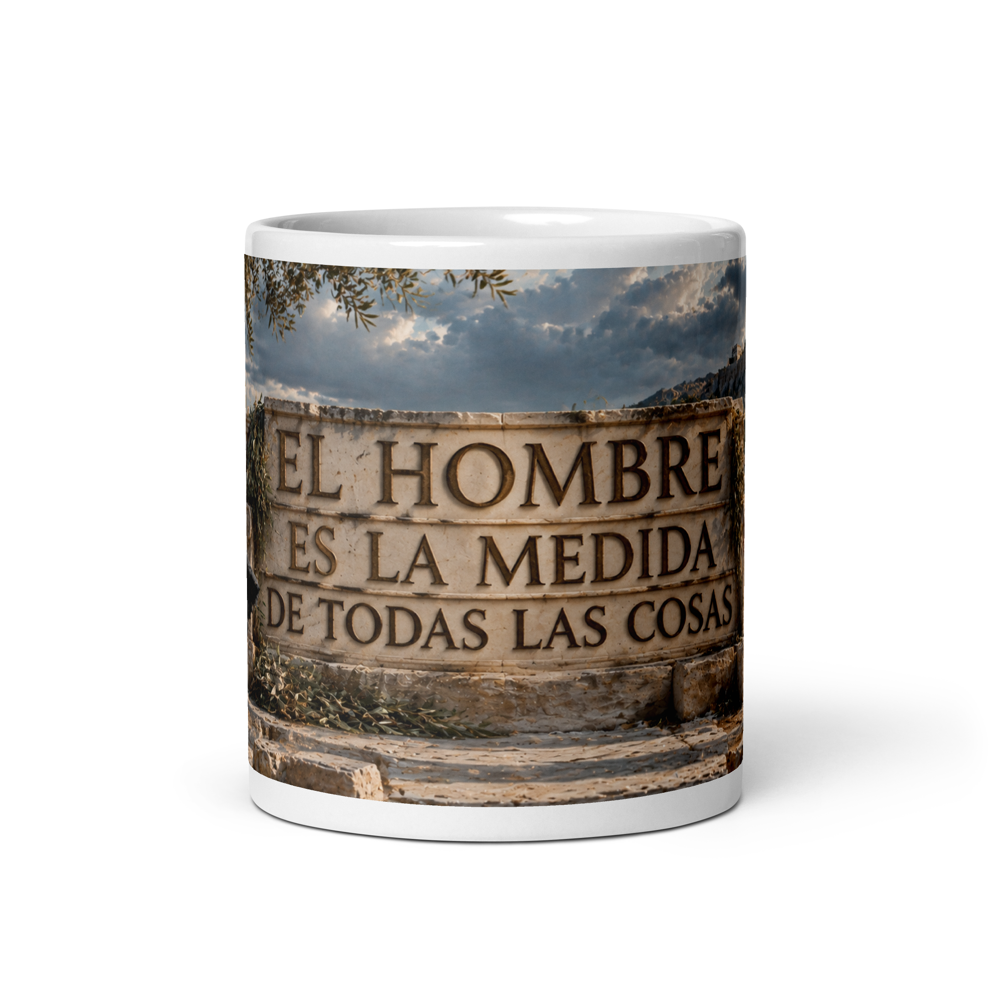 Taza El hombre es la medida de todas las cosas - Protágoras | Historiapasión