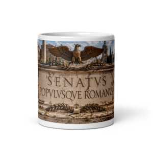 Taza Senatus Populusque Romanus (SPQR) | Historiapasión