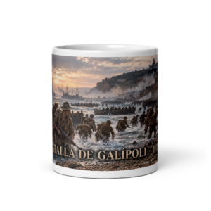 Taza Batalla de Galípoli - 1915 | Historiapasión