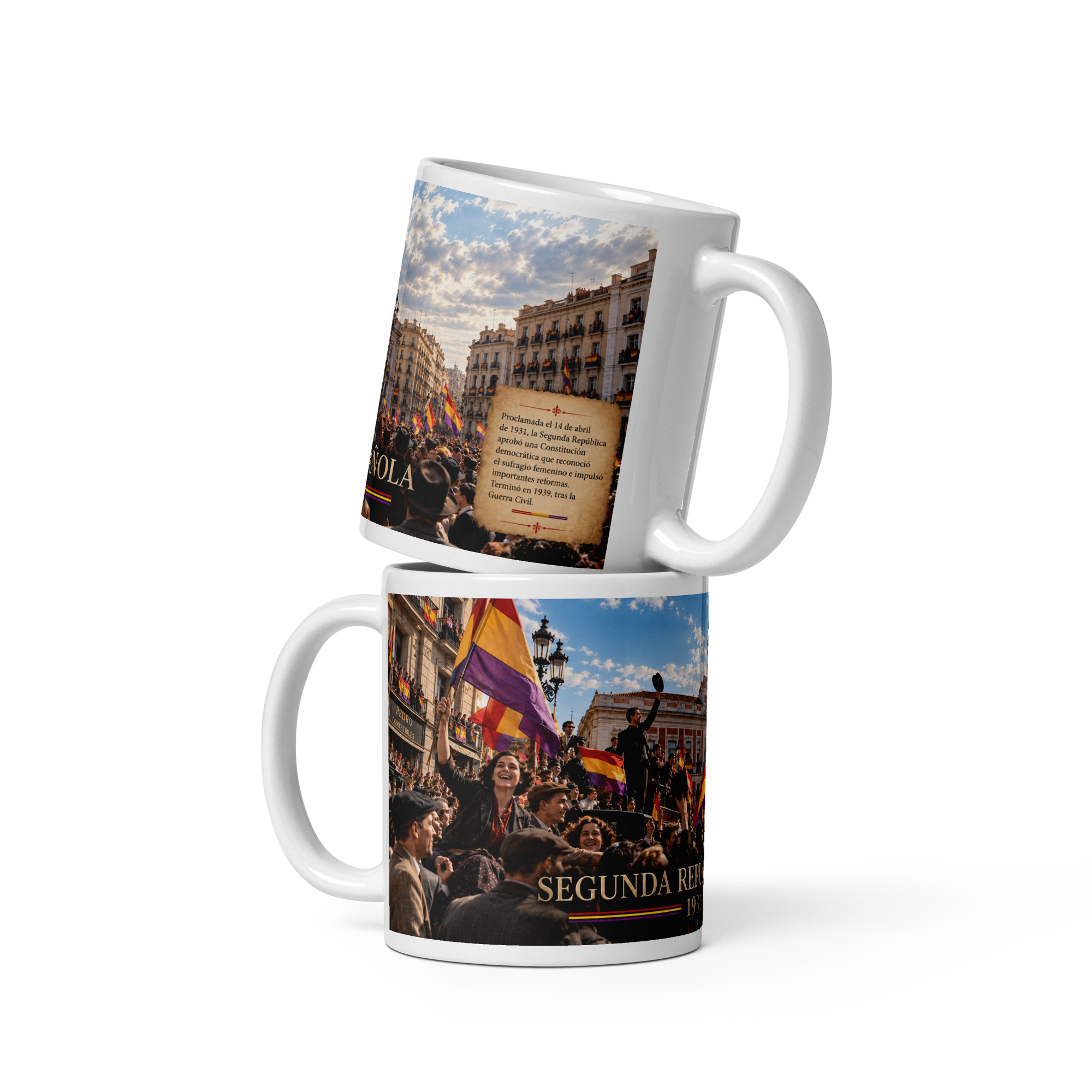 Taza Segunda República Española - 1931-1939 | Historiapasión - Imagen 2