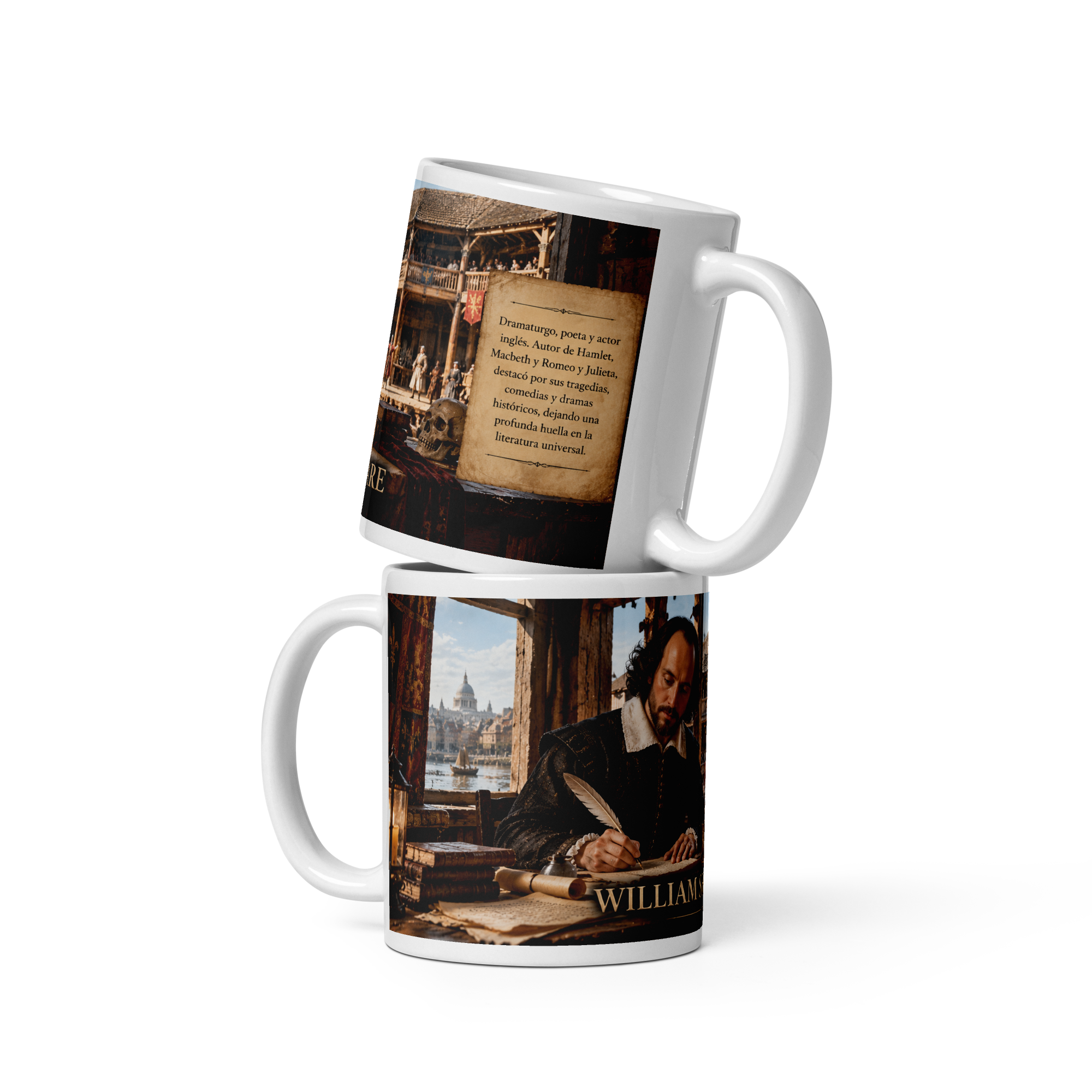 Taza William Shakespeare | Historiapasión - Imagen 2