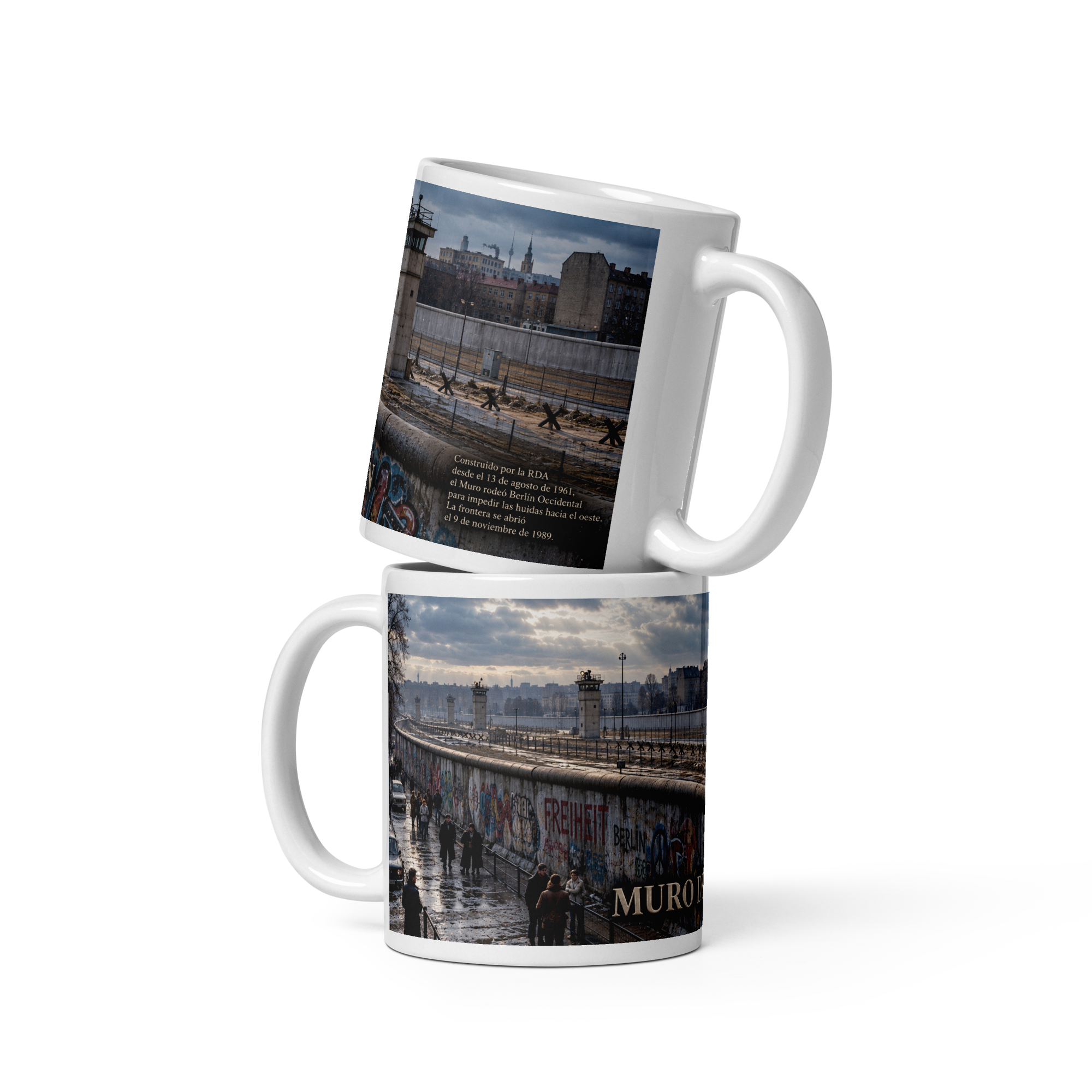 Taza Muro de Berlín | Historiapasión - Imagen 2